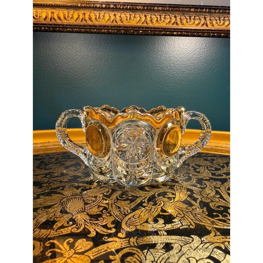 Antique EAPG Sugar Bowl: 